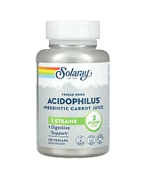 Solaray Freeze Dried Acidophilus + Prebiotic Carrot Juice 3 Billion Cfu - 120 VegCaps - Assorted Pre