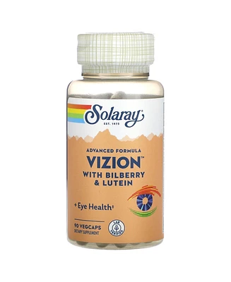 Solaray Advanced Formula Vizion with Blueberry & Lutein - 90 VegCaps - Assorted Pre