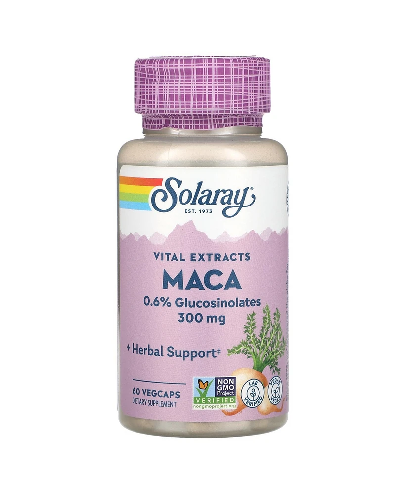 Solaray Vital Extracts Maca 300 mg - 60 VegCaps - Assorted Pre