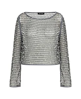 Nocturne Women's Mesh Blouse