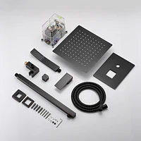 Wall Mounted Shower System with 10" Rainfall Head