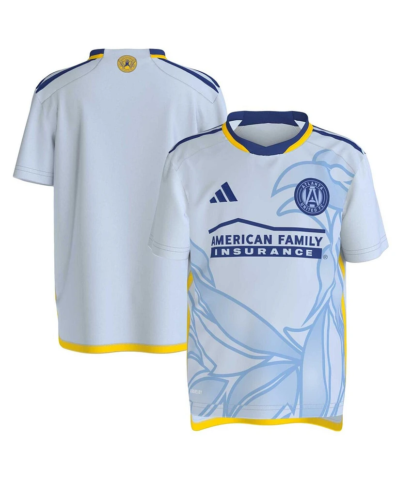 Adidas Toddler Light Blue Atlanta United Fc 2024 Aeroready Team Jersey