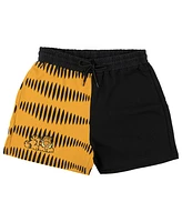 Dumbgood Men's Orange Garfield Striped Shorts