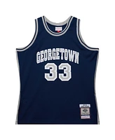 Mitchell & Ness Men's Alonzo Mourning Navy Georgetown Hoyas 1991/92 Swingman Player Jersey