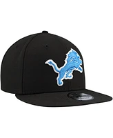 New Era Men's Black Detroit Lions Basic 9FIFTY Snapback Hat