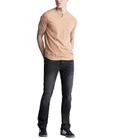 Buffalo David Bitton Men's Ash Slim-Fit Fleece Black Jeans Sanded Wash