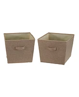 Household Essentials Medium Fabric Storage Bins 2 Pack