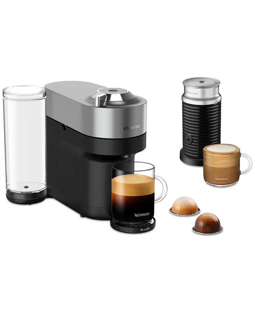 Nespresso Vertuo Pop+ Deluxe Espresso Bundle by Breville