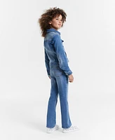 Tommy Hilfiger Big Girls Mid-Rise Flare-Leg Jeans