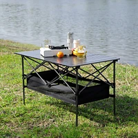 3-Piece Folding Outdoor Table and Chairs Set