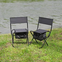 3-Piece Folding Table & Chairs Set for Outdoor Use