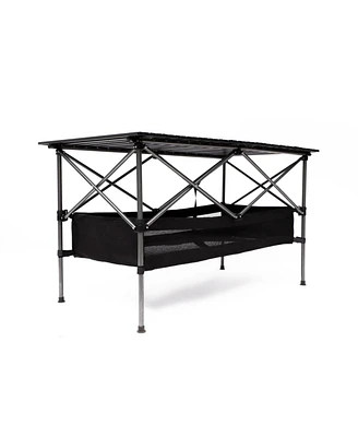3-Piece Folding Table & Chairs Set for Outdoor Use