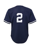 Mitchell Ness Toddler Derek Jeter Navy New York Yankees Cooperstown Collection Mesh Batting Practice Jersey