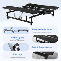 Streamdale Furniture Adjustable Bed Base Frame Head And Foot Incline Quiet Motor King Size Zero Gravity