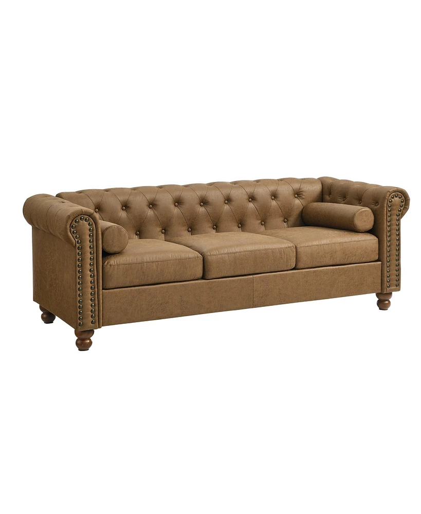 Streamdale Furniture Chesterfield Fabric Sofa