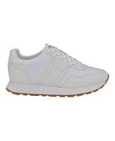 Calvin Klein Women's Carene Round Toe Lace-up Casual Sneakers