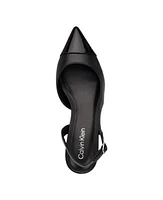Calvin Klein Women's Dasta Kitten Heel Slingback Pumps
