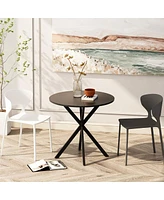 Streamdale Furniture 31.5" Modern Cross Leg Round Dining Table