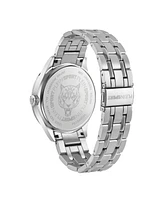 Plein Sport Men's Lineman Three Hand Quartz Silver Stainless Steel 45MM