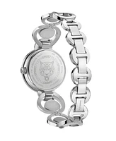 Plein Sport Women's Supernova Two Hand Quartz Silver Stainless Steel Jewelry Clasp closure 34MM