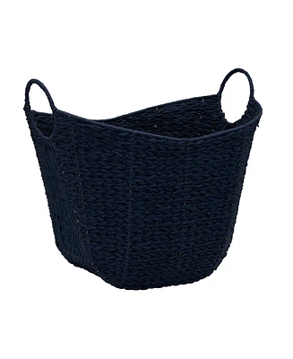 Household Essentials Paper Rope Basket with Handles