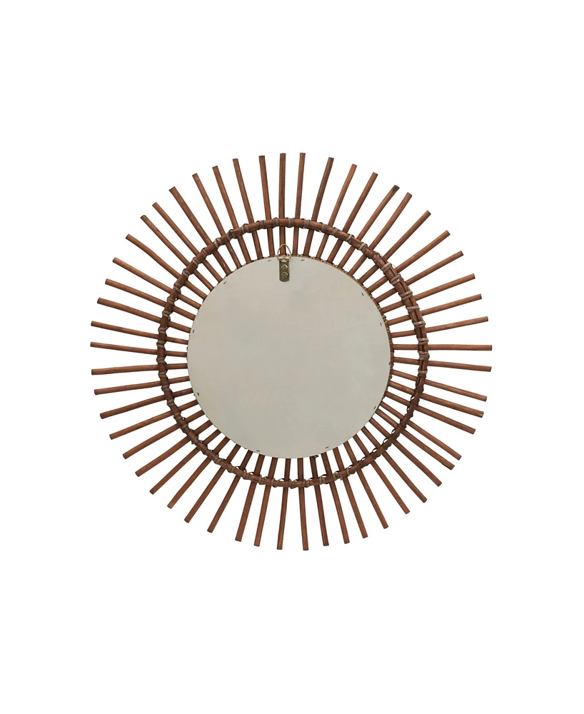 Household Essentials Decorative Wall Mirror Pinwheel Design