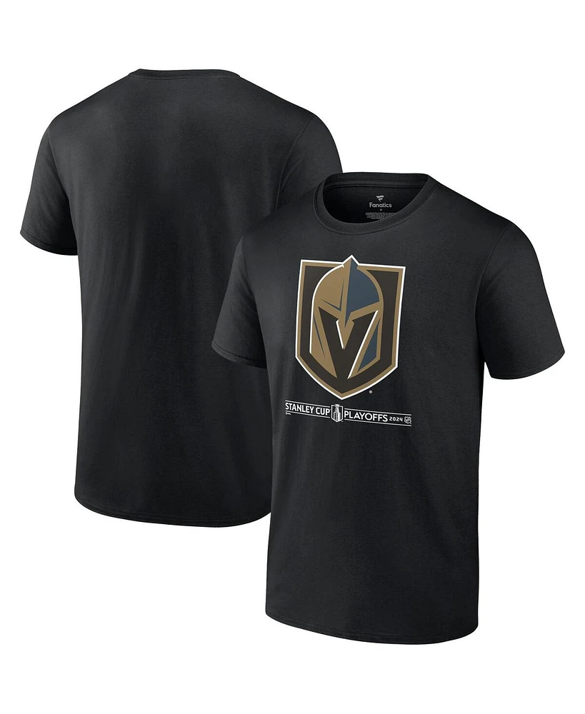 Fanatics Men's Black Vegas Golden Knights 2024 Stanley Cup Playoffs Breakout T-Shirt