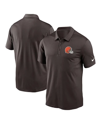 Nike Men's Brown Cleveland Browns Team Logo Franchise Polo Shirt