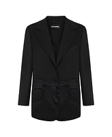 Nocturne Women's Lapel Collar Jacket