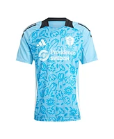 Adidas Men's Blue Seattle Sounders Fc 2024 One Planet Pre-Match Top