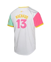 Nike Big Boys and Girls Manny Machado White San Diego Padres City Connect Limited Player Jersey