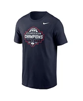 Nike Men's Navy UConn Huskies 2024 Ncaa Men's Basketball National Champions T-Shirt