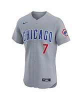 Nike Men's Dansby Swanson Gray Chicago Cubs Road Elite Player Jersey