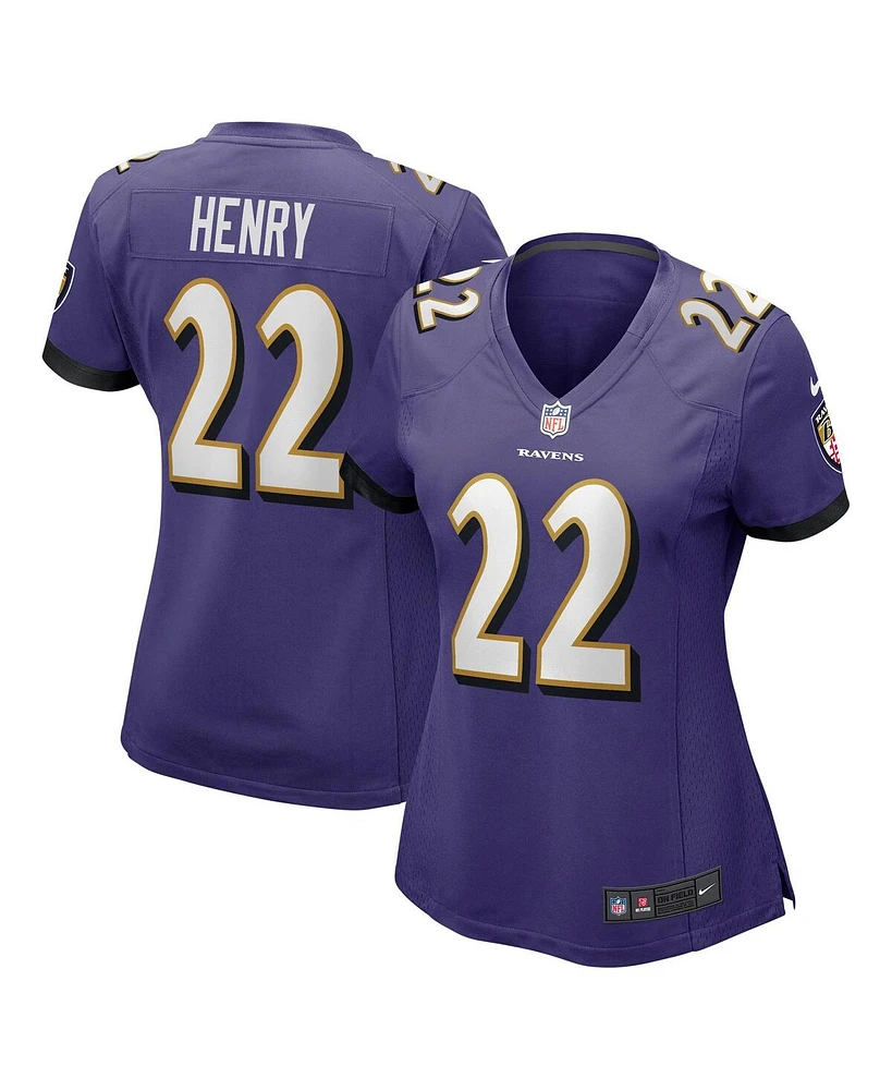 Nike Women's Derrick Henry Purple Baltimore Ravens Game Player Jersey