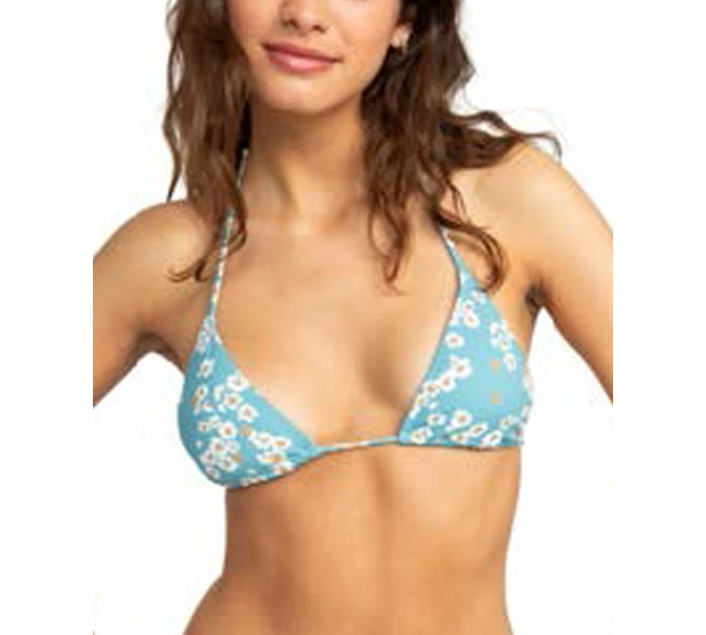 Roxy Juniors' Beach Classics Triangle String Bikini Top