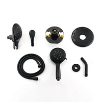 7 Function Rain Shower Head with Handheld - Valve Included