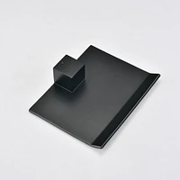 Modern Style Matte Black Wall Mount Tub Filler Bathroom Bathtub Faucet Shower Set 0001