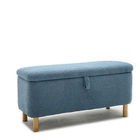 Streamdale Furniture Basics Upholstered Storage Ottoman And Entryway Bench