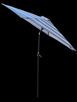 9FT Umbrella Ice Blue Stripe