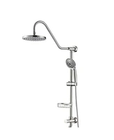 Simplie Fun Shower Head With Handheld Shower System With 8" Rain Shower Head