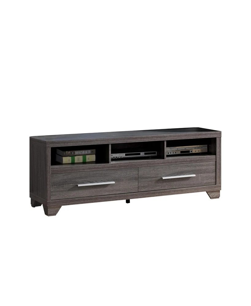 Streamdale Furniture Tv Stand Distressed Grey