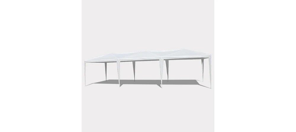 Streamdale Furniture 10x30' Wedding Party Canopy Tent Outdoor Gazebo With 5 Removable Sidewalls