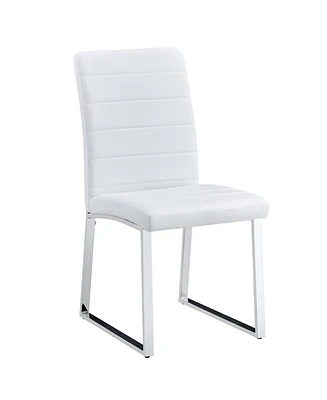 Simplie Fun 4 Modern High-Back Dining Chairs Set