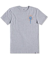 Quiksilver Men's Grey Days Regular-Fit Logo Graphic T-Shirt