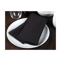 Arkwright Mariposa Polyester Spun Napkins (25 Pack), 20x20, Solid Color Options