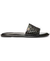 Michael Kors Women's Saylor Perforated Slide Sandals