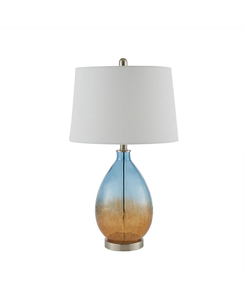 Simplie Fun Cortina Ombre Glass Table Lamp