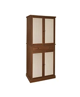 Streamdale Furniture 4 Door Cabinet With 1 Drawer, With 4 Adjustable Inner Shelves, Storage Cabinet