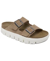 Papillio by Birkenstock Women's Arizona Chunky Suede Leather Platform Sandals from Finish Line