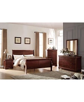 Streamdale Furniture Louis Philippe Mirror In Cherry